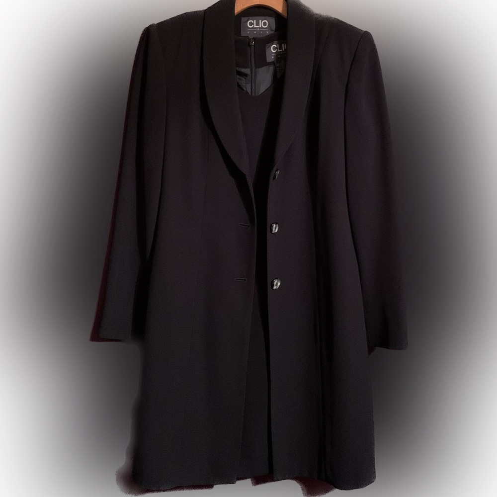 Black 2pc dress & suit jacket